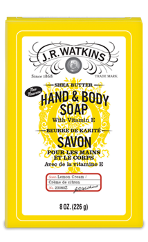 JR Watkins Lemon Cream Shea Butter Hand & Body Soap